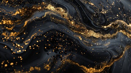 abstract gold veined marble background