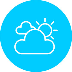 Cloud Vector Line Multi Circle