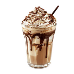 Freddo coffee isolated on transparent png.