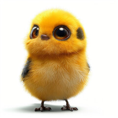 chicken isolated on white