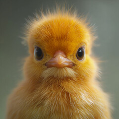 baby yellow chicken