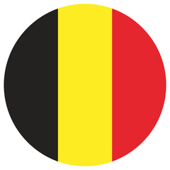 belgium national flag, transparent background