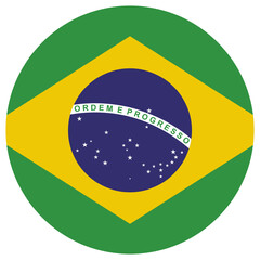 brazil national flag, transparent background