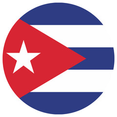 cuba national flag, transparent background