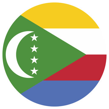 comoros national flag, transparent background