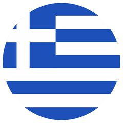 greece national flag, transparent background - obrazy, fototapety, plakaty