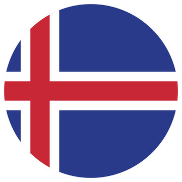 iceland national flag, transparent background