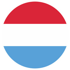 luxembourge national flag, transparent background