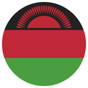 malawi national flag, transparent background