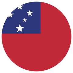 samoa national flag, transparent background