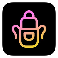 Editable apron vector icon. Apparel, gardening, cooking. Part of a big icon set family. Perfect for web and app interfaces, presentations, infographics, etc