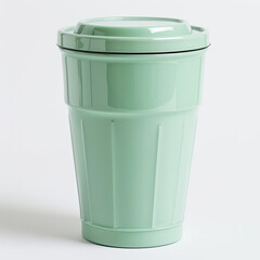 Extraordinary Mint Green Lab Shaker with White Background