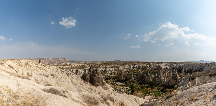 Famous rock formations in phallic shape, Cappadocia, Turkey