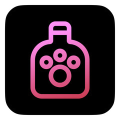 Editable pet shampoo vector icon. Veterinary, animal, pet care, pet shop. Part of a big icon set family. Perfect for business, web and app interfaces, presentations, infographics, etc