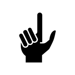 hand icon. solid icon