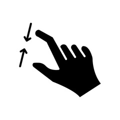 hand icon. solid icon