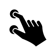hand icon. solid icon
