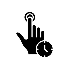 hand icon. solid icon