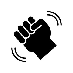 hand icon. solid icon