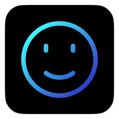 Editable slight smile expression emoticon vector icon. Part of a big icon set family. Part of a big icon set family. Perfect for web and app interfaces, presentations, infographics, etc