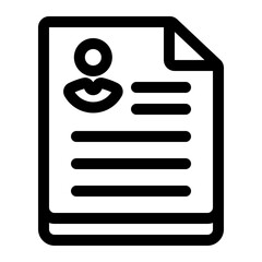 resume document icon