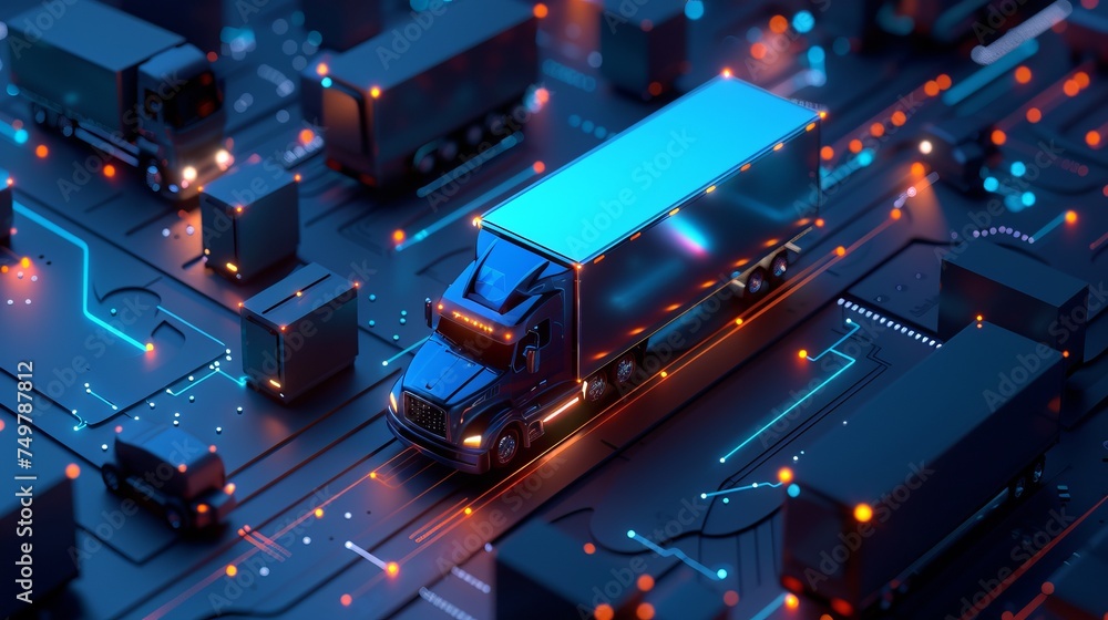 Poster advancements in artificial intelligence and machine learning are transforming to logistic transporta
