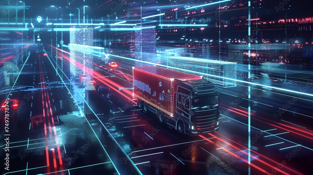Poster advancements in artificial intelligence and machine learning are transforming to logistic transporta