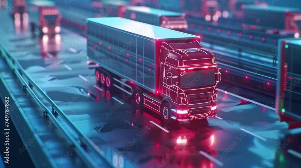 Poster advancements in artificial intelligence and machine learning are transforming to logistic transporta