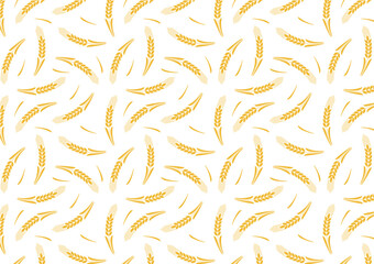 Wheat pattern wallpaper. oat symbol. free space for text. rice sign. Rice pattern wallpaper.