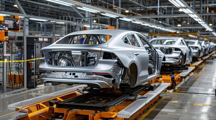 Advancements in Artificial Intelligence and Machine Learning are transforming to automotive car assembly plant, car manufacturing process