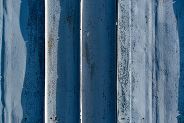 The paint crumbles on various materials.