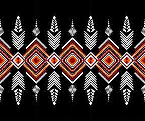 ethnic patten concept, geometric fabric pattern, brown, flowers, native ethnic, beautiful colors, designed for backgrounds, promoters, advertisements, flyers, websites, ethnic events