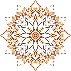 Luxury mandala background with golden arabesque pattern Arabic Islamic east style