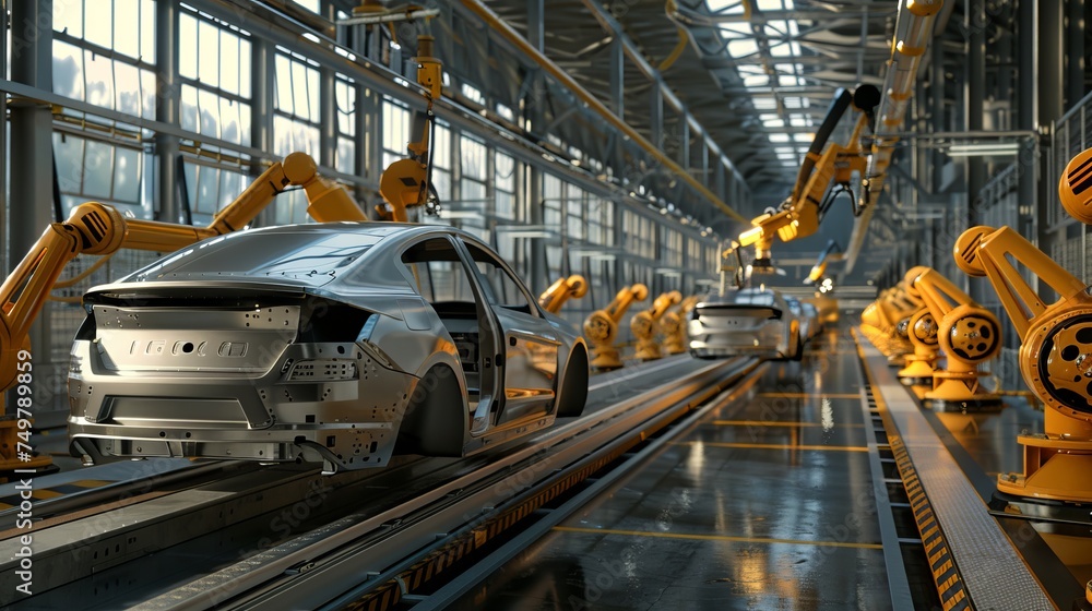 Aufkleber advancements in artificial intelligence and machine learning are transforming to automotive robot ha