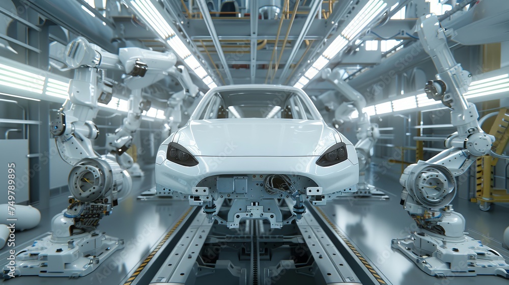 Aufkleber advancements in artificial intelligence and machine learning are transforming to automotive robot ha