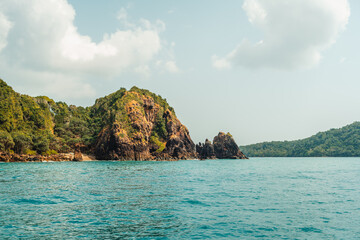Tropical Paradise: A Beautiful Island Country with Turquoise Waters, White Sand Beaches, and Lush Coastal Landscapes in Thailand