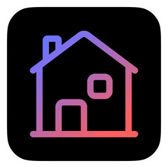 Editable house, rent vector icon. Part of a big icon set family. Perfect for web and app interfaces, presentations, infographics, etc