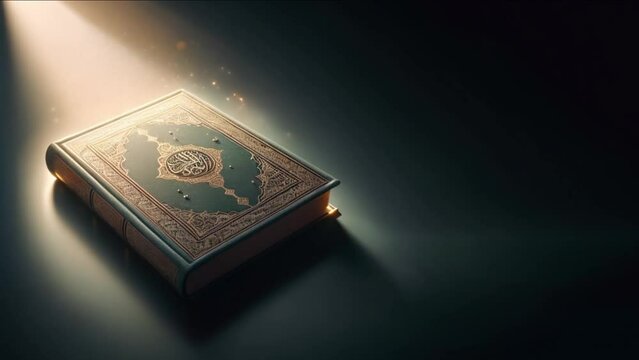 Bright Light Shines on the Holy Quran Animation