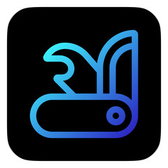 Editable multitool vector icon. Part of a big icon set family. Perfect for web and app interfaces, presentations, infographics, etc