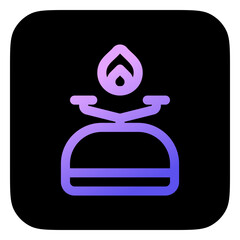 Editable portable stove vector icon. Part of a big icon set family. Perfect for web and app interfaces, presentations, infographics, etc