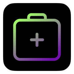 Fototapeta premium Editable first aid kit vector icon. Part of a big icon set family. Perfect for web and app interfaces, presentations, infographics, etc