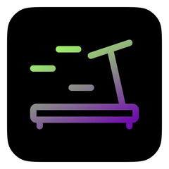 Editable treadmill vector icon. Part of a big icon set family. Perfect for web and app interfaces, presentations, infographics, etc