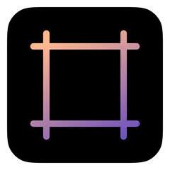 Editable frame, artboard vector icon. Part of a big icon set family. Perfect for web and app interfaces, presentations, infographics, etc