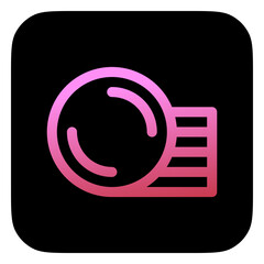 Editable money, coin stack vector icon. Part of a big icon set family. Perfect for web and app interfaces, presentations, infographics, etc