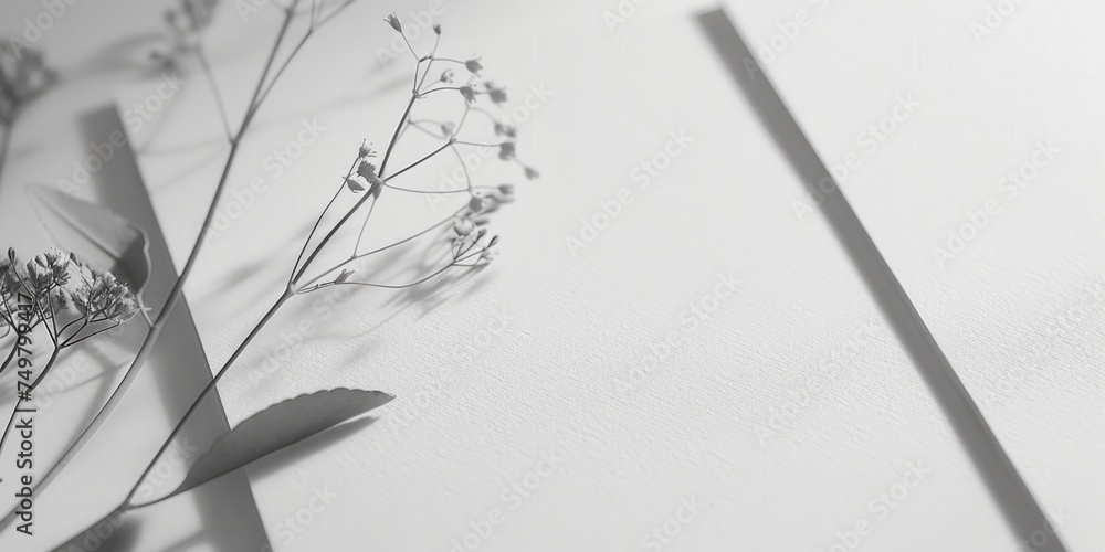 Poster a pair of scissors resting on a piece of paper. ideal for educational or office concepts
