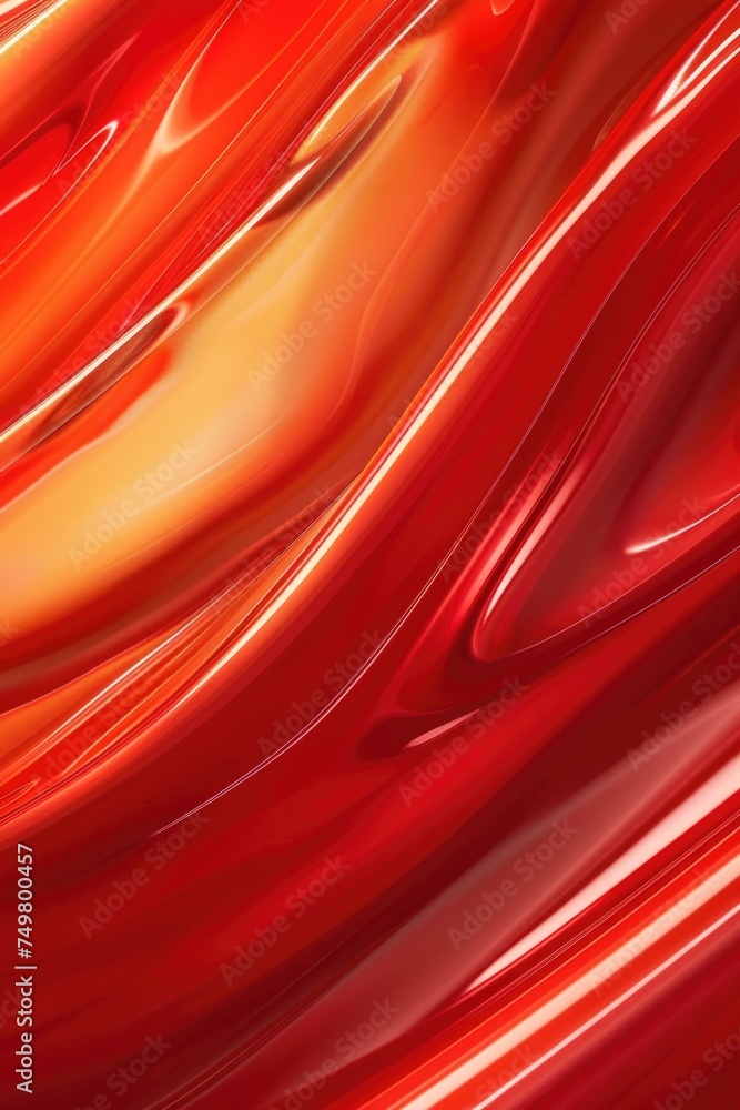 Poster close up of a vibrant red and yellow abstract background, suitable for various design projects