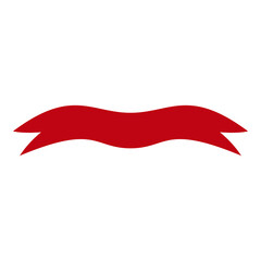 red ribbon banner