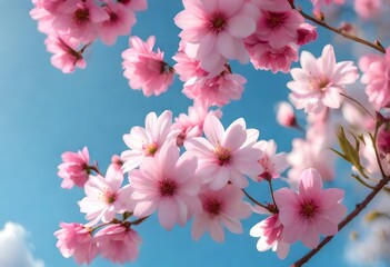 Fototapeta na wymiar pink blooms 