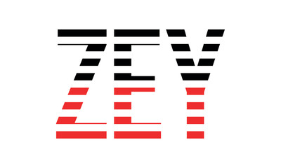 ZEY three initial letter iconic line negative space minimal logo design vector template. monogram, abstract, wordmark, business, typography, minimalist, brand, company, flat, modern, unique, simple