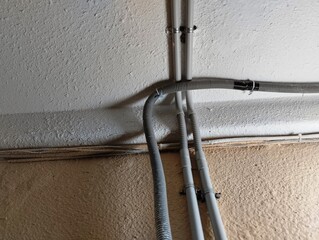 ladder on the wall